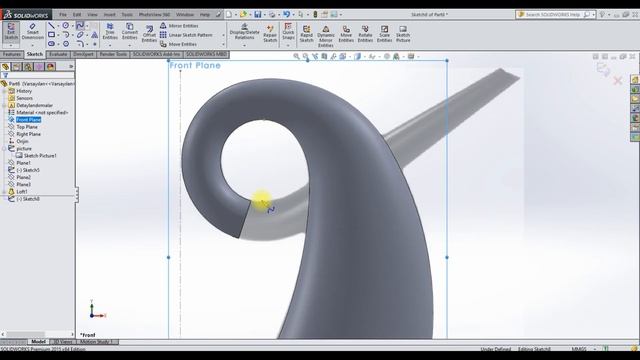 Solidworks Basic Tutorial: Alessi_Diva_Watering_Can смотреть онлайн