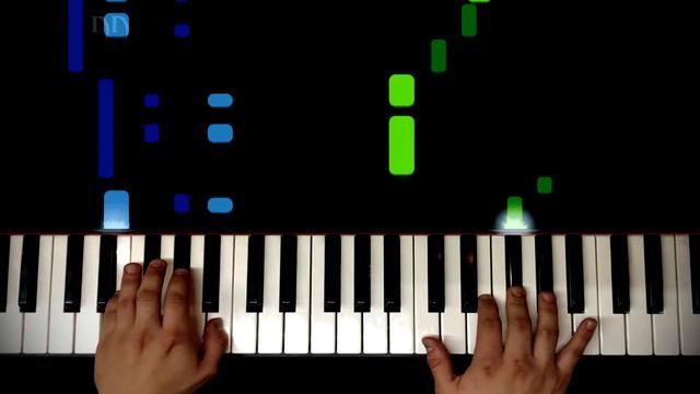 Titch by Michael Nyman - Synthesia Piano Tutorial смотреть онлайн