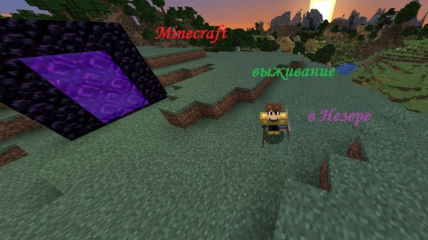 Майнкрафт выживание в Незере! #blitz_32 #minecraft #survival