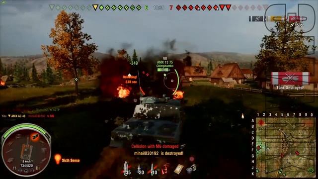 World of Tanks - PS4 Pro - AMX AC mle 46 - Ace Tanker - Devastator - Full HD 1080p - PS4 Pro смотреть онлайн