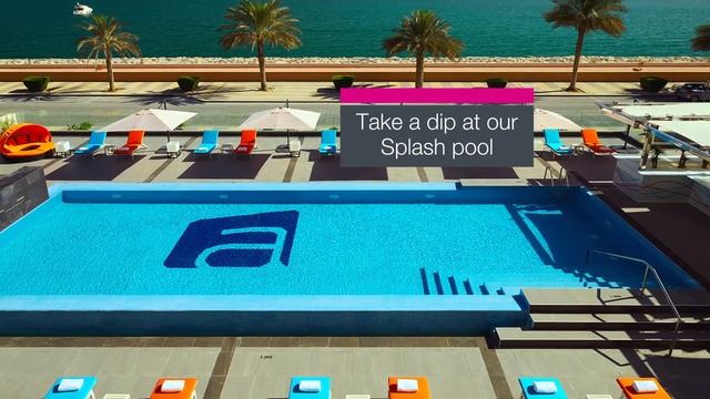 Aloft Palm Jumeirah Hotel - Dubai, UAE смотреть онлайн