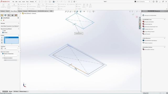 Solidworks Sheetmetal⚙️🔩💻 | Lofted Bend🔨✅ | Tutorial3️⃣| Solidworks 2023 смотреть онлайн