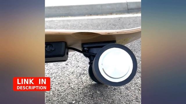 WOOKRAYS Electric Skateboard with Wireless Remote Control, 350W, Max 12.4 MPH, 7 revieww смотреть онлайн