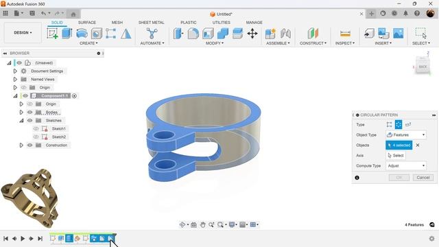Modeling in Fusion 360 | Rep no. 26 смотреть онлайн