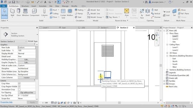 Exercise 03 Bathroom design in Revit смотреть онлайн