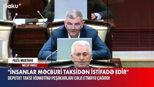 Fazil Mustafadan taksi xidməti ilə bağlı çağırış смотреть онлайн