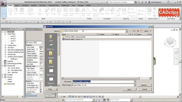 REVIT ARCH 2012 WORKSETS 07 DEFAULT USER FOLDER смотреть онлайн