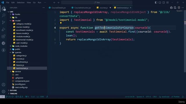 46 -Get Data From Database in Course Details Page Part 10 смотреть онлайн