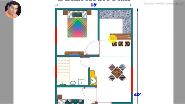 18*40 House Plans || 18x40 House Plans With Car Parking || 18x40 House Design
