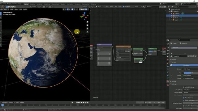 Create Earth in Blender 2.92 смотреть онлайн