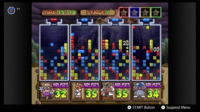 Dr. Mario 64, Normal Wario Story; 2023/4/28 AZL9S N64NSO no voice uncut video смотреть онлайн