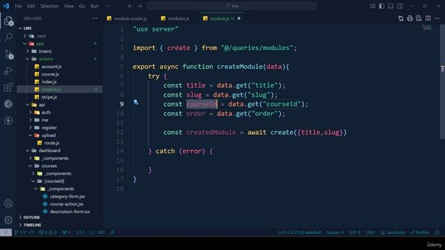 114 -Module Creation, Reordering of Modules Part 2 смотреть онлайн