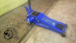 Домкрат подкатной обзор. Rossvik V3LP. Отзыв.