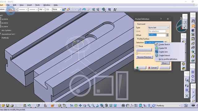 CATIA V5 Design of Centric Vice Part 4 смотреть онлайн
