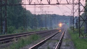 Летний павелецкий ход с пачкой пассажирских в Вельяминово