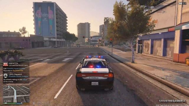 LSPDFR #499 CHARGER PATROL!! (GTA 5 REAL LIFE POLICE PC MOD) смотреть онлайн