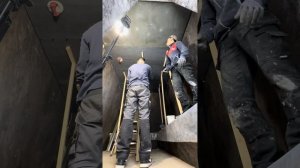 Монтаж крупноформатной плитки на потолок в Хаммаме