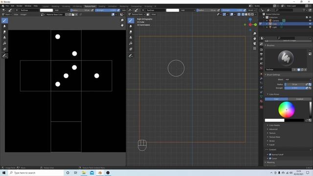 Blender 2.92 Novice Tutorial: How To Texture Paint And Make A Simple 3d Dice. смотреть онлайн
