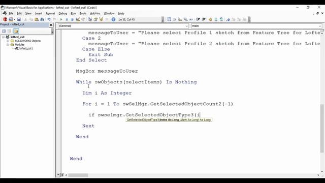 Solidworks Macro – Create Lofted Cut смотреть онлайн