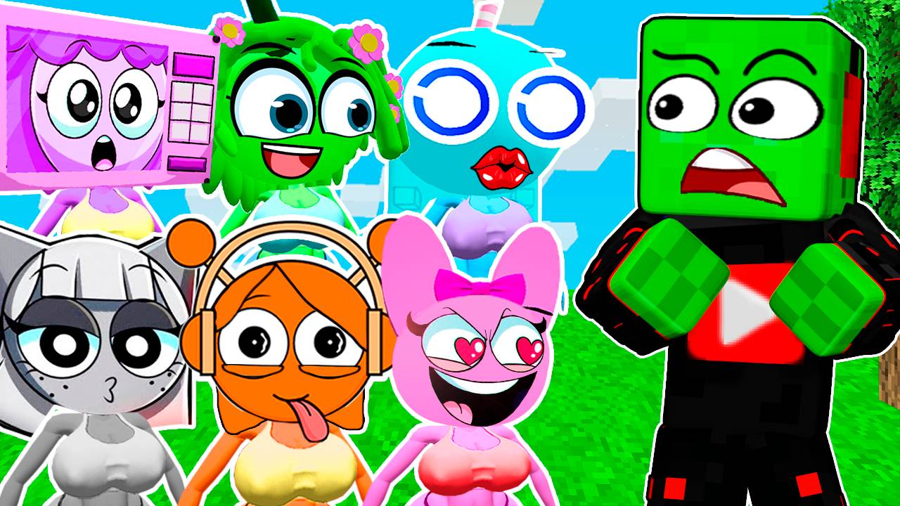 1000 ДЕВУШЕК СПРУНКИ ВЛЮБИЛИСЬ В МЕНЯ В МАЙНКРАФТ смотреть онлайн