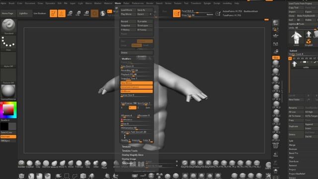 How to record undo history in ZBRUSH смотреть онлайн