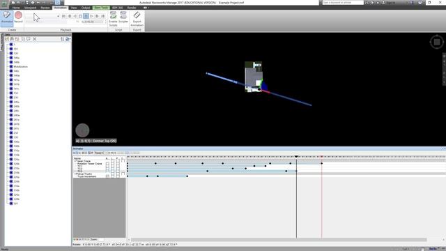 Navisworks Tutorial 12: Beginner: Creating and Attaching Multiple Object Animations for Tower Crane смотреть онлайн