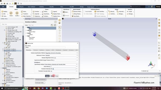 Flat plate transitional boundary layer || ANSYS Fluent Tutorial смотреть онлайн