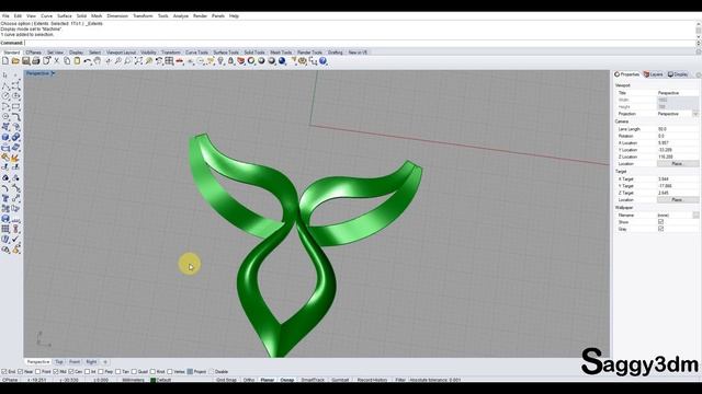 Rhino Basics in Hindi -Project 8 how to create fancy shape bezel смотреть онлайн
