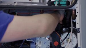 Демонтаж основных узлов на котле Buderus Logamax U072