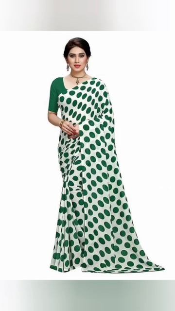 Georgette Polka dot saree #new #video #fashion #youtubeeshorts #viralshort #trending #design смотреть онлайн