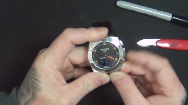 TechChecker #230 Tissot Touch Racing Sport Watch Battery Change and test easy job. смотреть онлайн