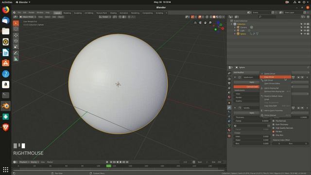 Blender Tutorial- PURPLE COLOR IN MODIFIER PANEL, how to remove смотреть онлайн