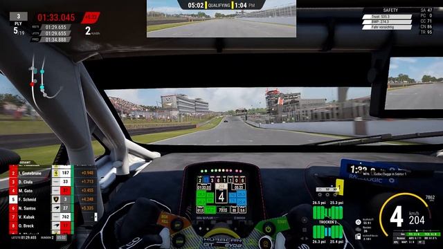 Assetto Corsa Compe. Lamborghini Huracan GT3 EVO2 @Brands Hatch RACE TIME - QUALI 10MINS, 10th смотреть онлайн