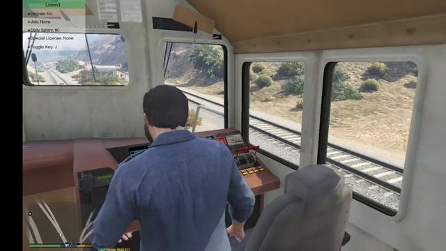 Grand Theft Auto V Поездка на поезде 2 часть (Грузовой поезд) смотреть онлайн