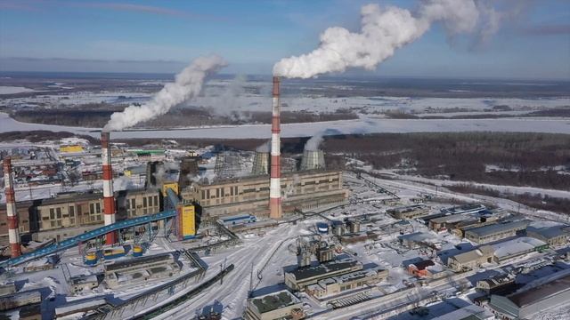 Thermal power Station №2 / Барнаульская ТЭЦ-2 / DJI Mavic2Pro Video 4K смотреть онлайн