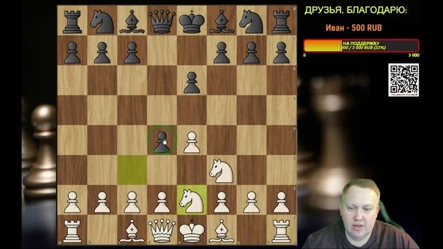 Разрываем Французскую защиту. Атака 2-х коней - гарантированная победа! Шахматы смотреть онлайн