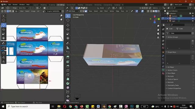 Teknik unwarp pada blender 3d 2.92 versi 2 смотреть онлайн