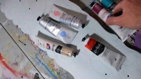 CUSTOM SKATEBOARD ARTWORK | DIY art project made from recycled decks painted in my new art studio!