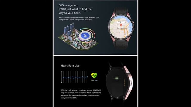 KINGWEAR KW88  Smart Watch