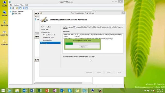 Hyper-V: Converting a VHD to a VHDX смотреть онлайн