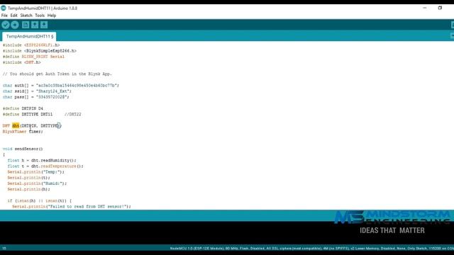 Lab # 9 - IoT With Nodemcu ESP8266 | Weather Monitoring System on Blynk App using DHT11 (Urdu/Hindi смотреть онлайн