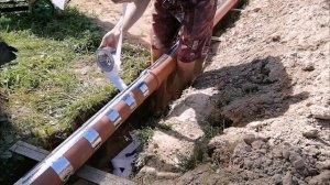 Теперь точно не замерзнет: монтаж греющего кабеля для канализации