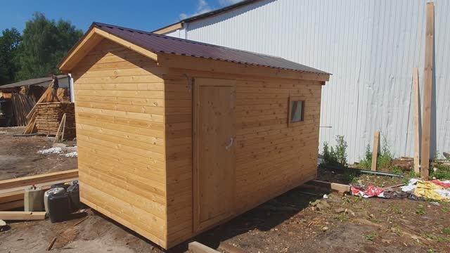 Баня "Каркасная" 4 метра с предбанником купить в Арзамасе. смотреть онлайн