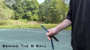 Behind the 8 ball - Обучение среднему трюку на ноже бабочке | How to Behind the 8 ball on Balisong