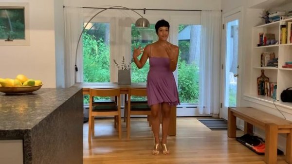 Hudson's River Park Sunset Salsa with Talia Virtual  Part 1