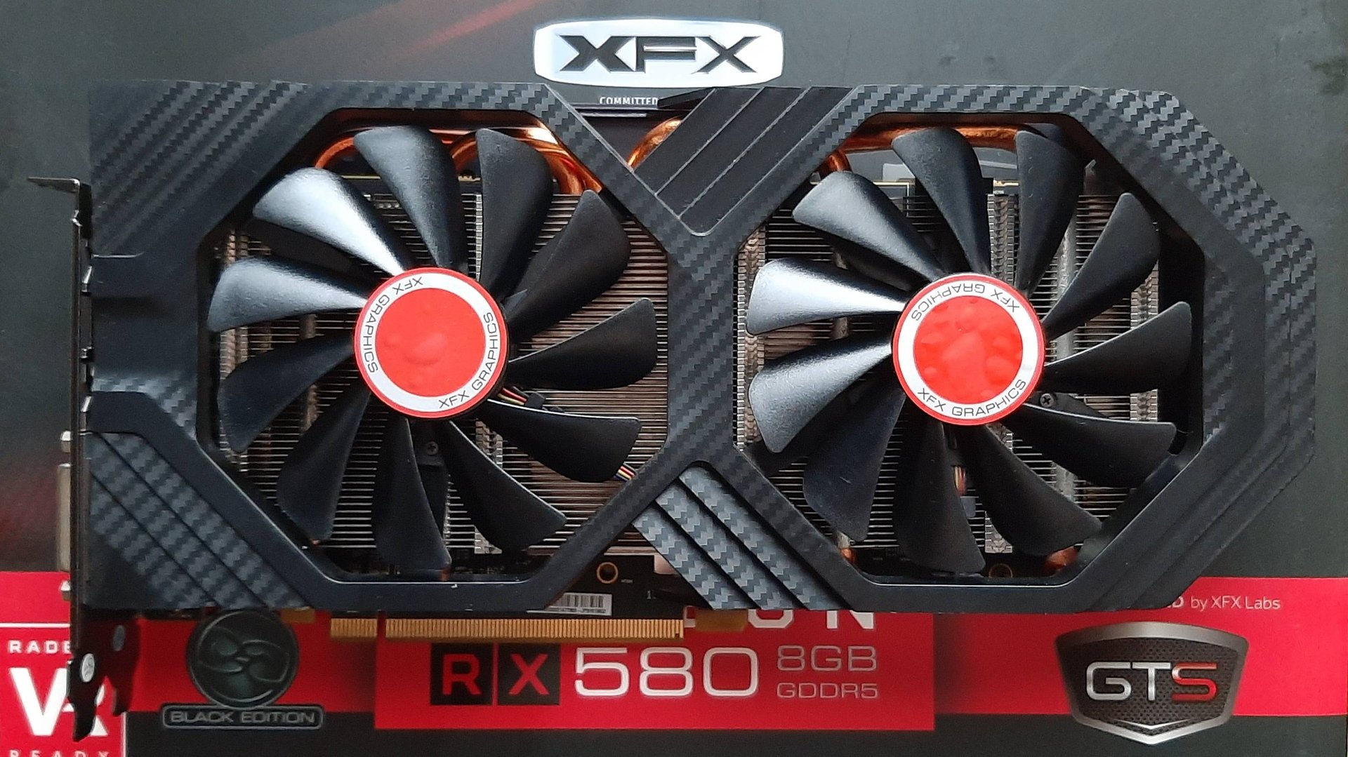 Проверка XFX Radeon RX580 8G Black Edition (SN: T1Y093062)