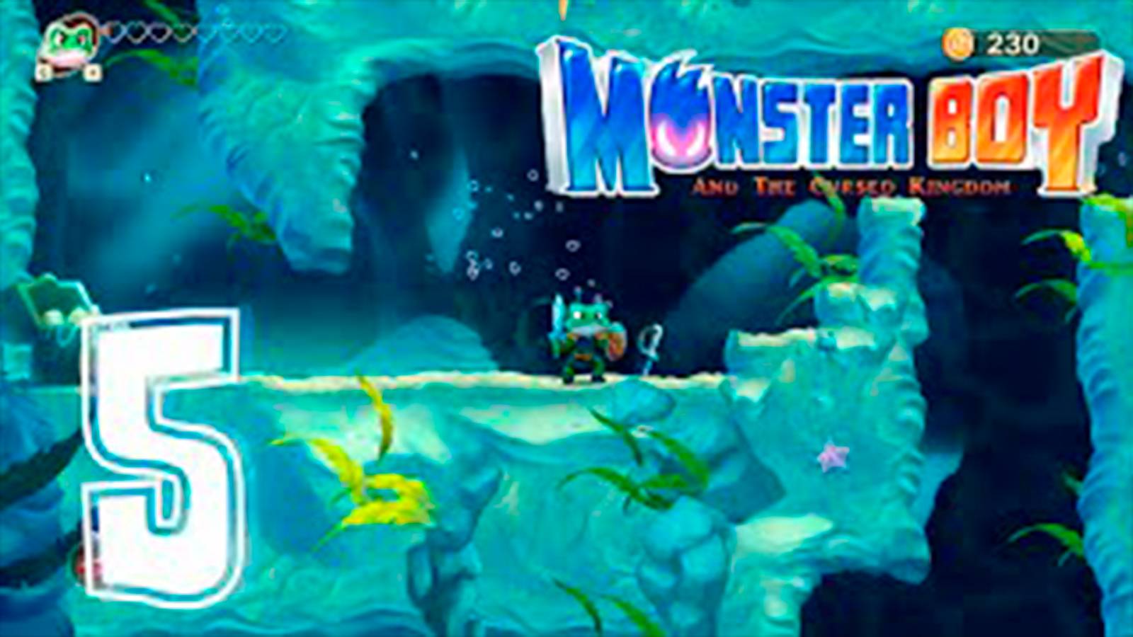 Прохождение Monster Boy And The Cursed Kingdom. часть 5. Подводный мир