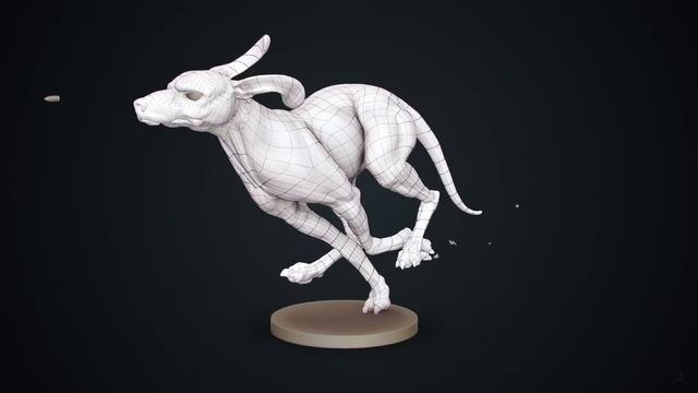 Sculpting. Turntable. Running dog смотреть онлайн