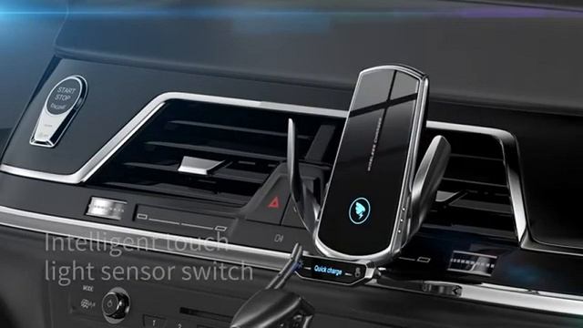 Smart Sensor Car Wireless Magenetic Charger Air Vent Mount Holder Q3 15W Cell Phone Fast Charging смотреть онлайн