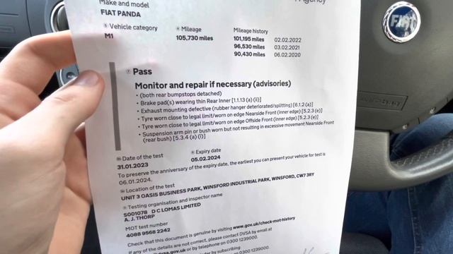 MOT day for my Panda 100HP: Will it pass? смотреть онлайн